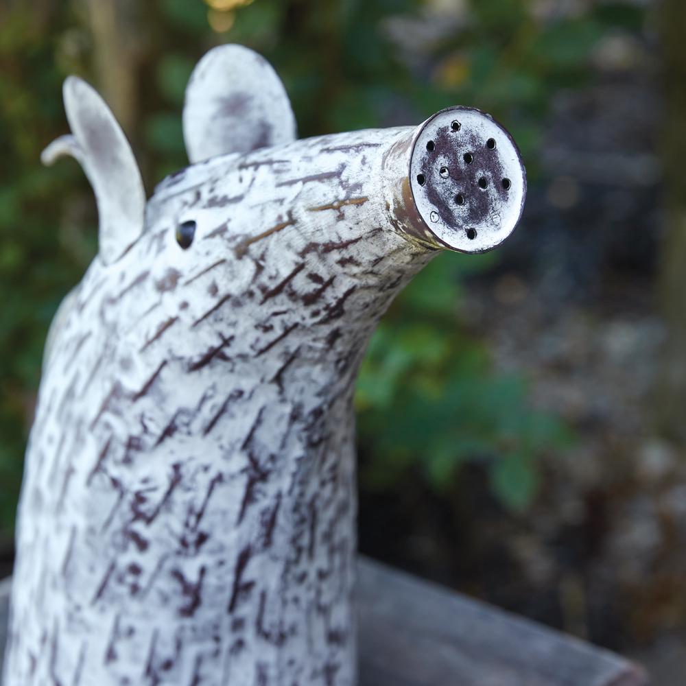 Mouse Watering Can – Whimsical Metal Garden Decor