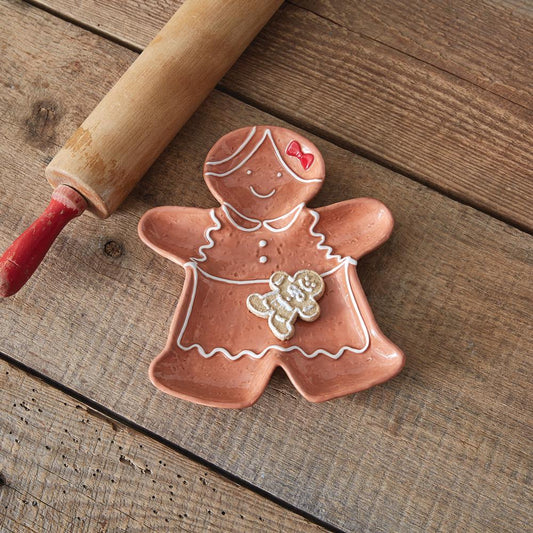 Gingerbread Girl Plate