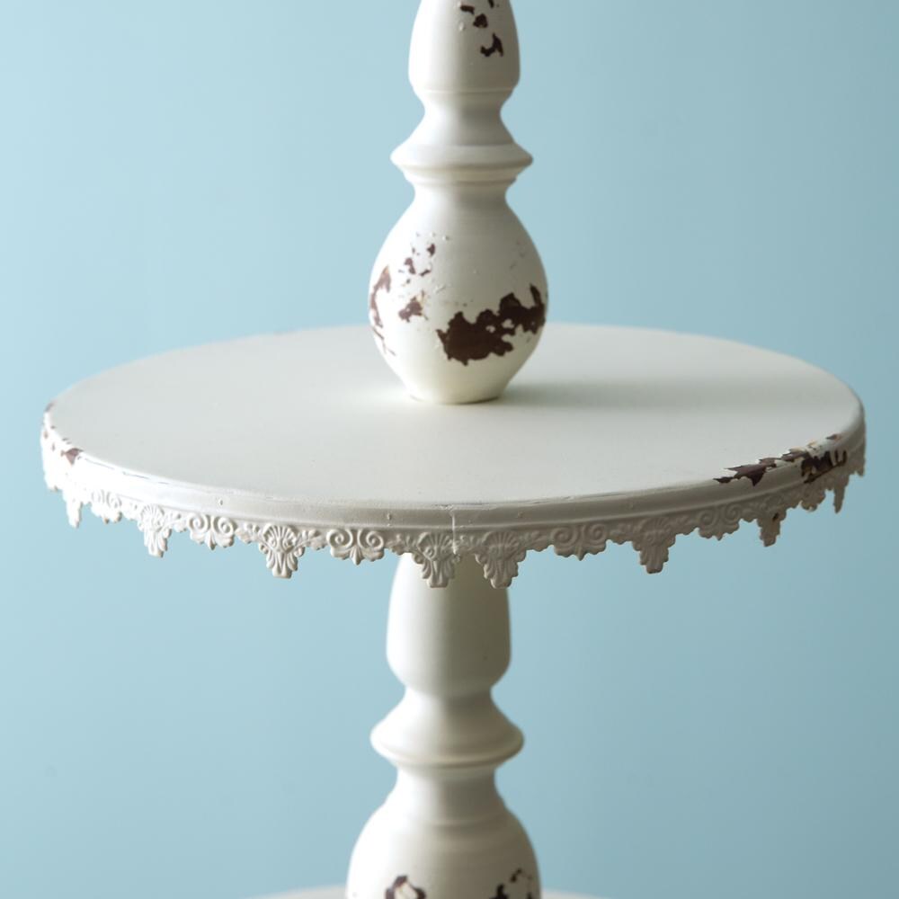 Three-Tier Feminine Farmhouse Display Stand
