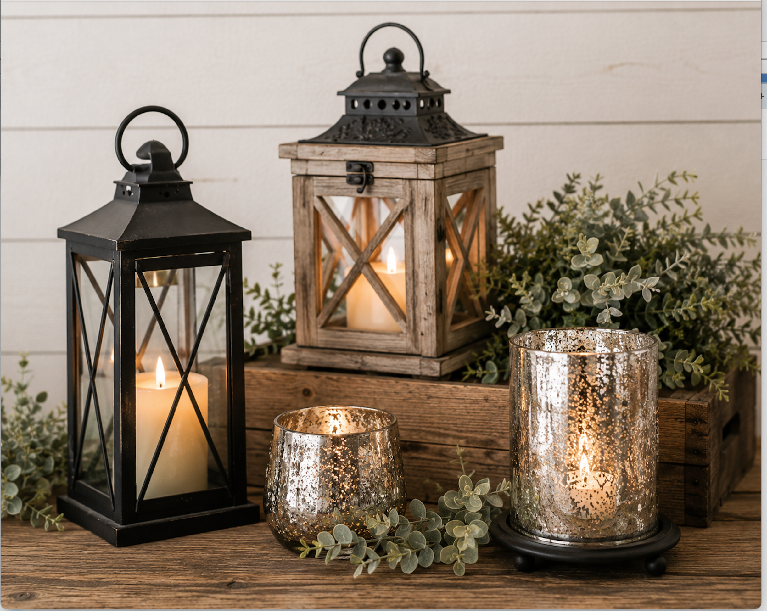 Lantern & Candle Decor