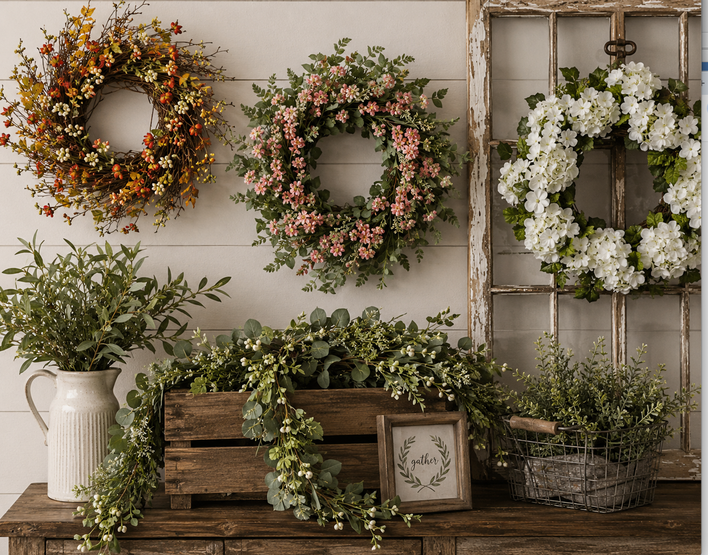 Wreaths & Greenery