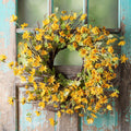 Yellow Daisy Floral Wreath 23"