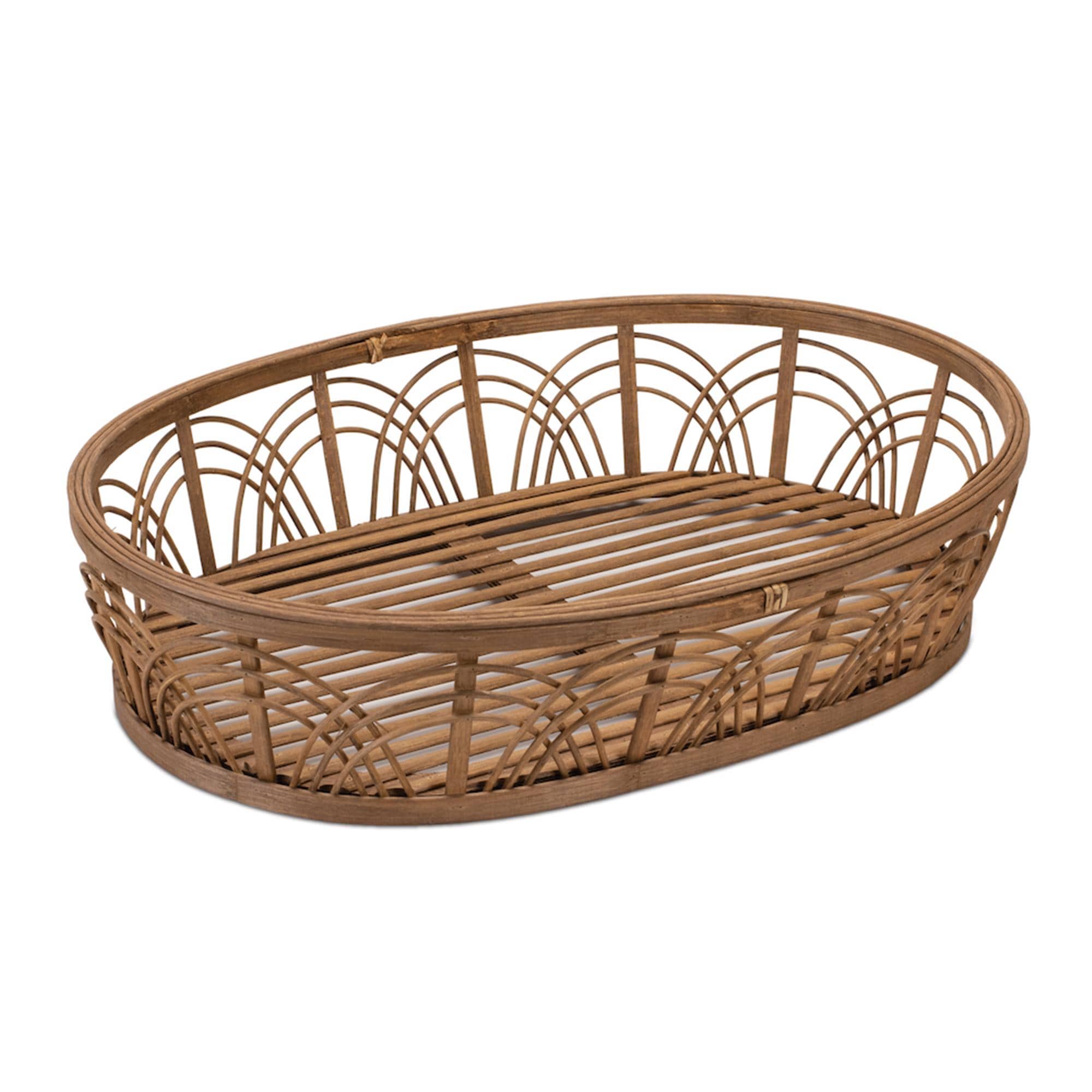 Large Wooden Serving Tray with Handles