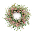 Pink Blossom Grapevine Wreath | Farmhouse Spring Door Decor 18 Inch