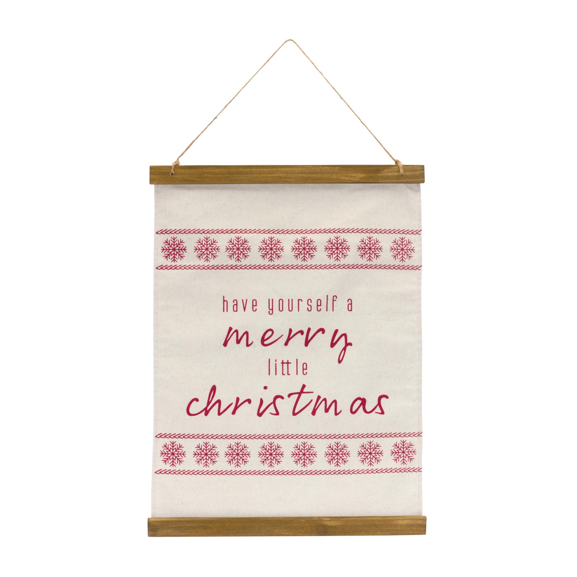 Merry christamas wall banner 20"h