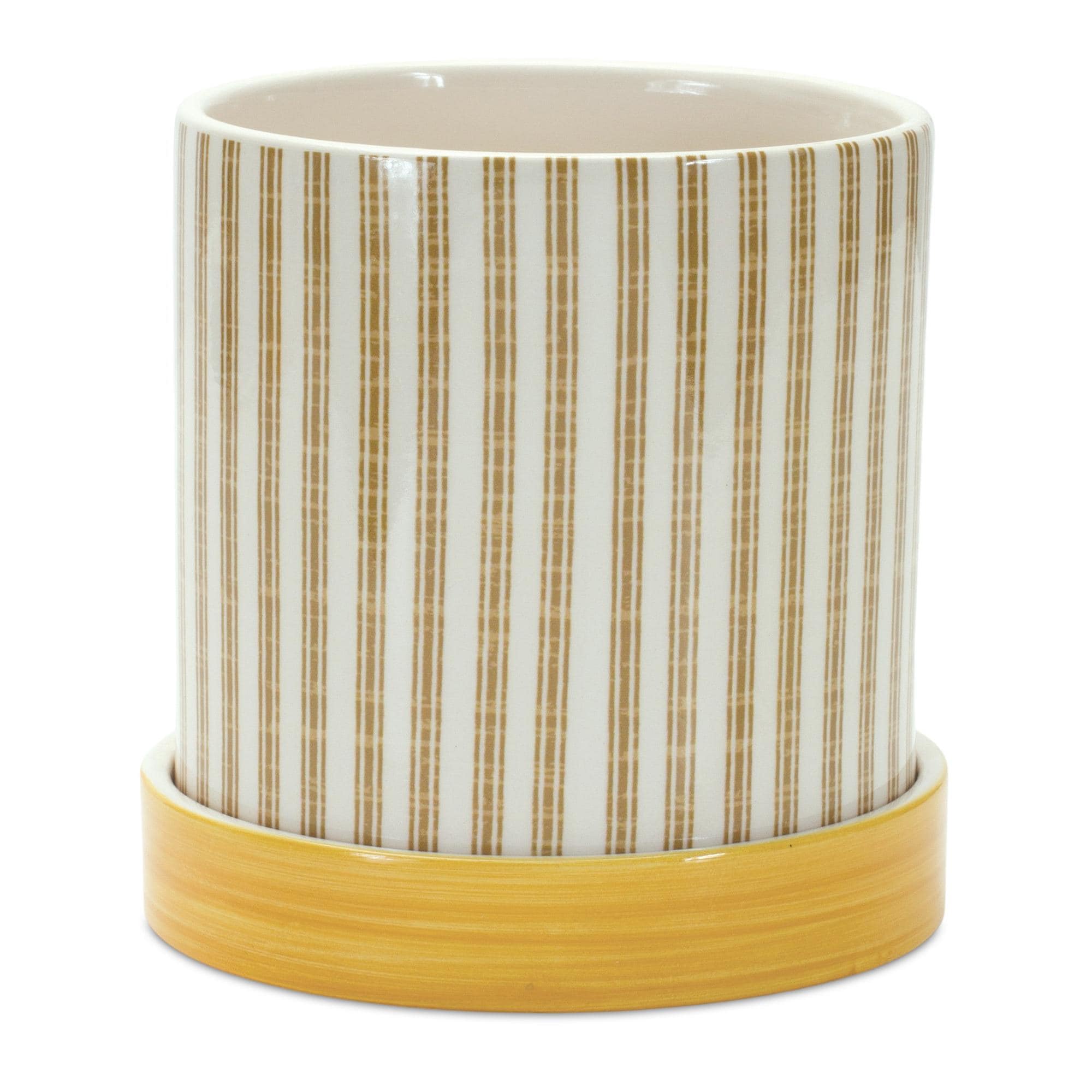 Bumble Bee Planter Set with Saucers (2 Sizes)