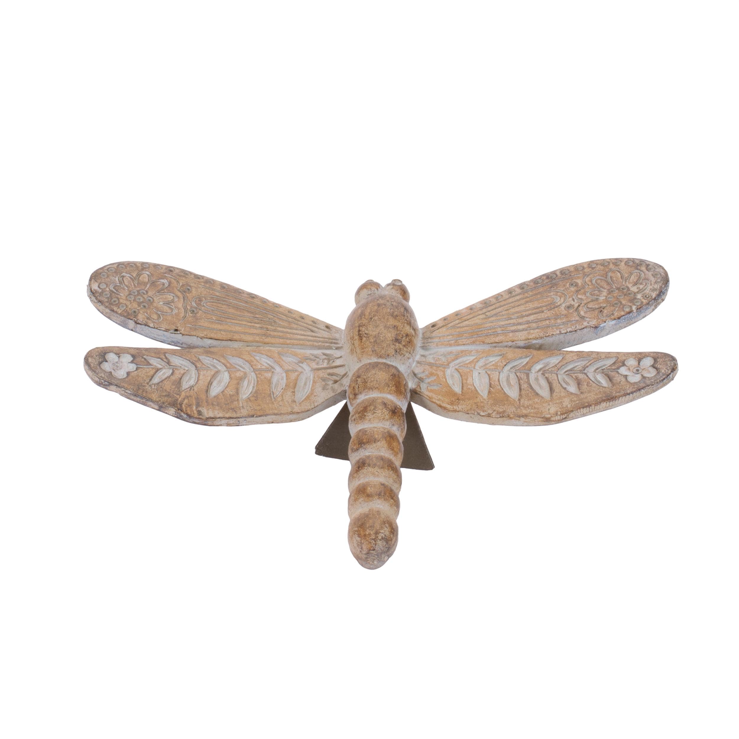 Rustic Floral Insect Shelf Sitters Set of 4 | Farmhouse Spring Decor