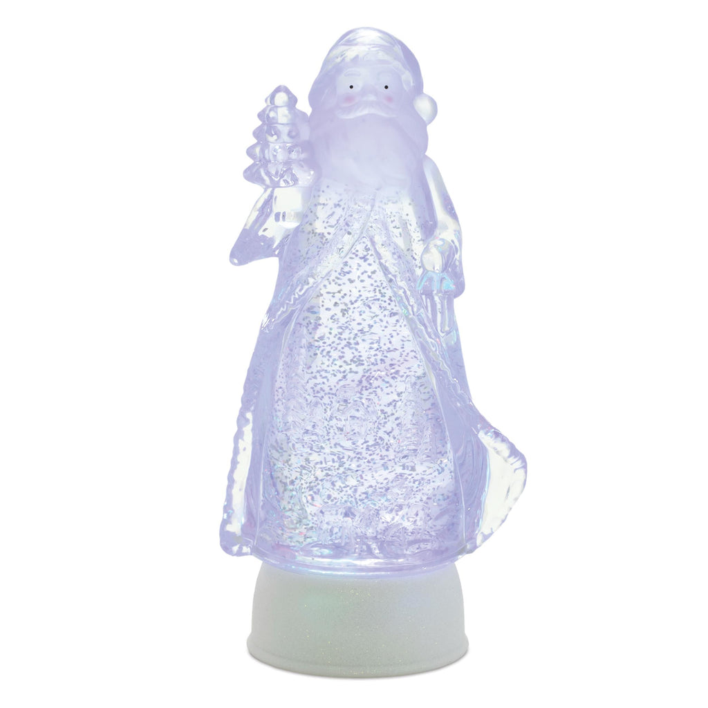 LED Santa Snow Globe – 10" Lighted Christmas Decoration