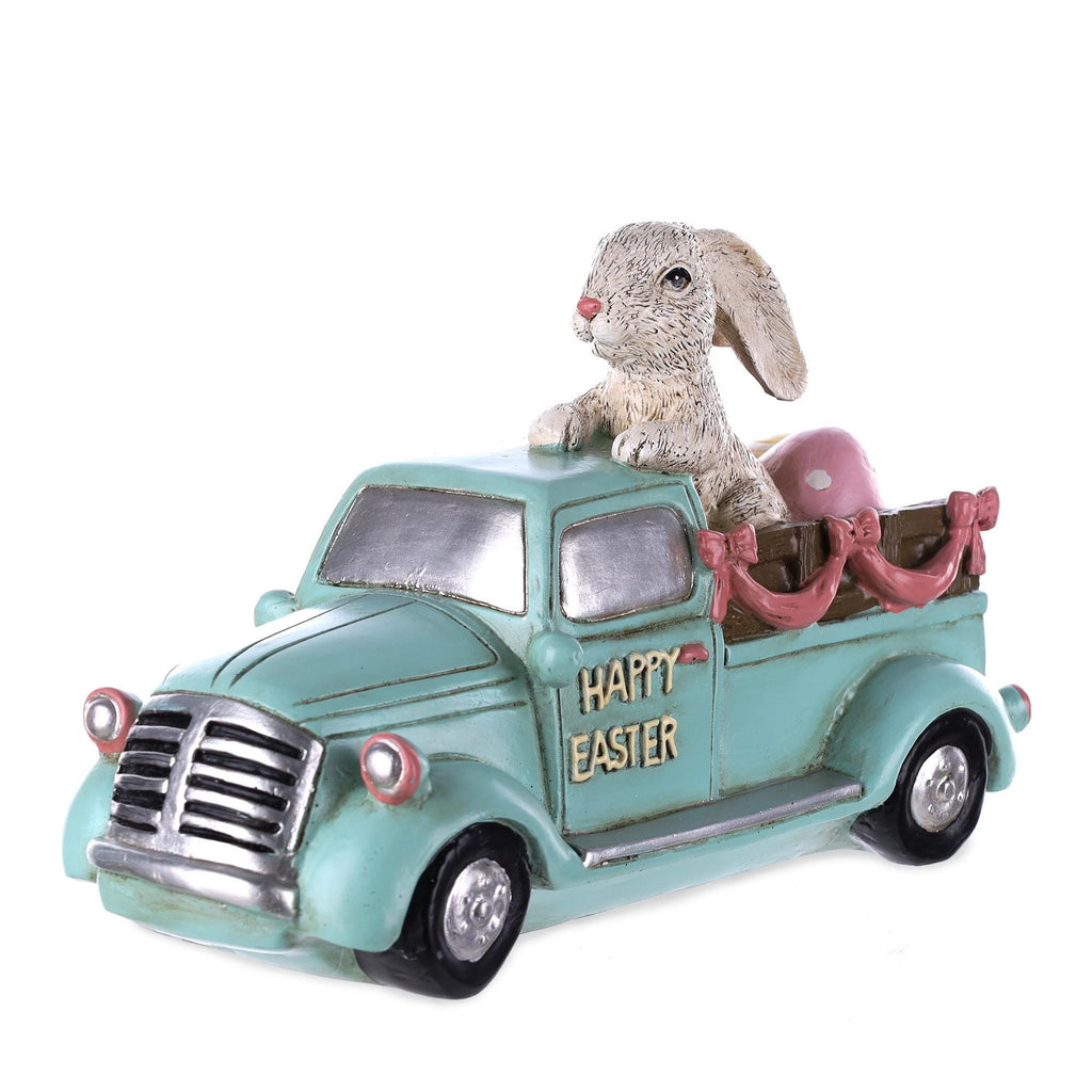 Blue Easter Bunny Decor