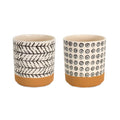 Farmhouse Geometric Planter Set (4 Pieces)