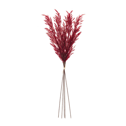 Burgundy Plume Bundle detail