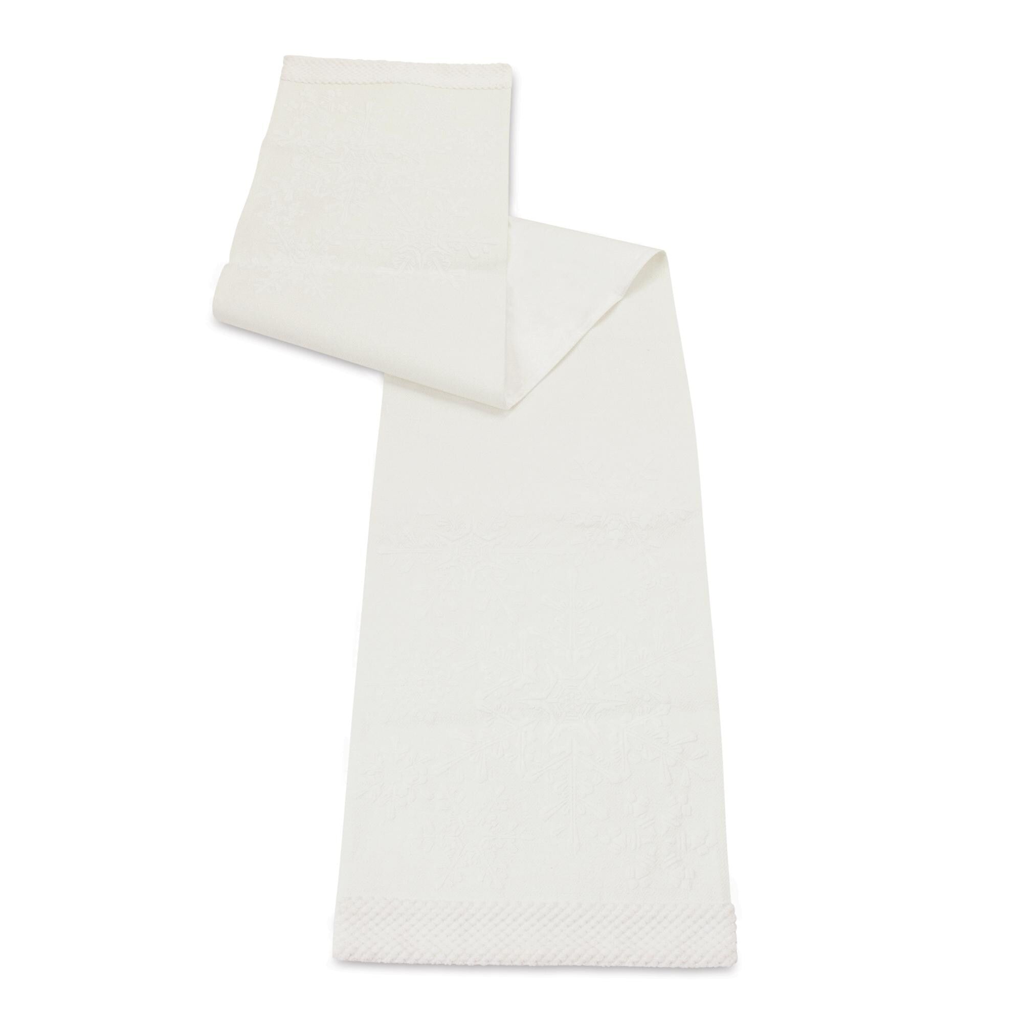 Snowflake table runner 72"l