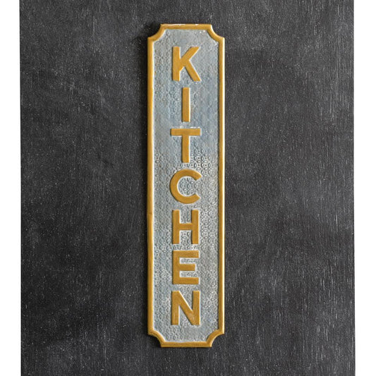 Kitchen Metal Wall Sign - Rustic Farmhouse Decor