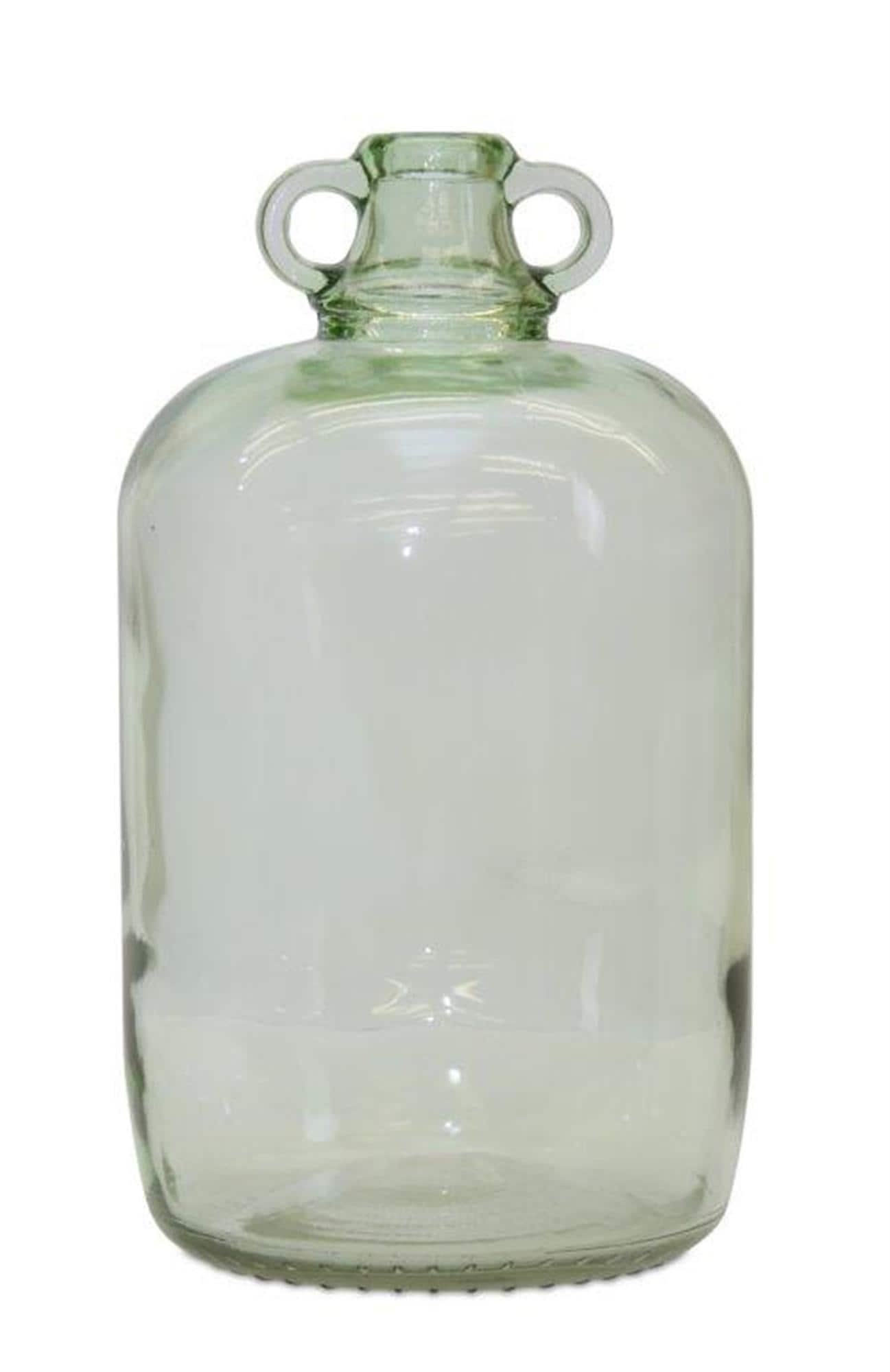 Sage Green Glass Jug Vase Set (2 Pieces)