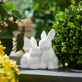 Ceramic Bunny Couple Set of 4