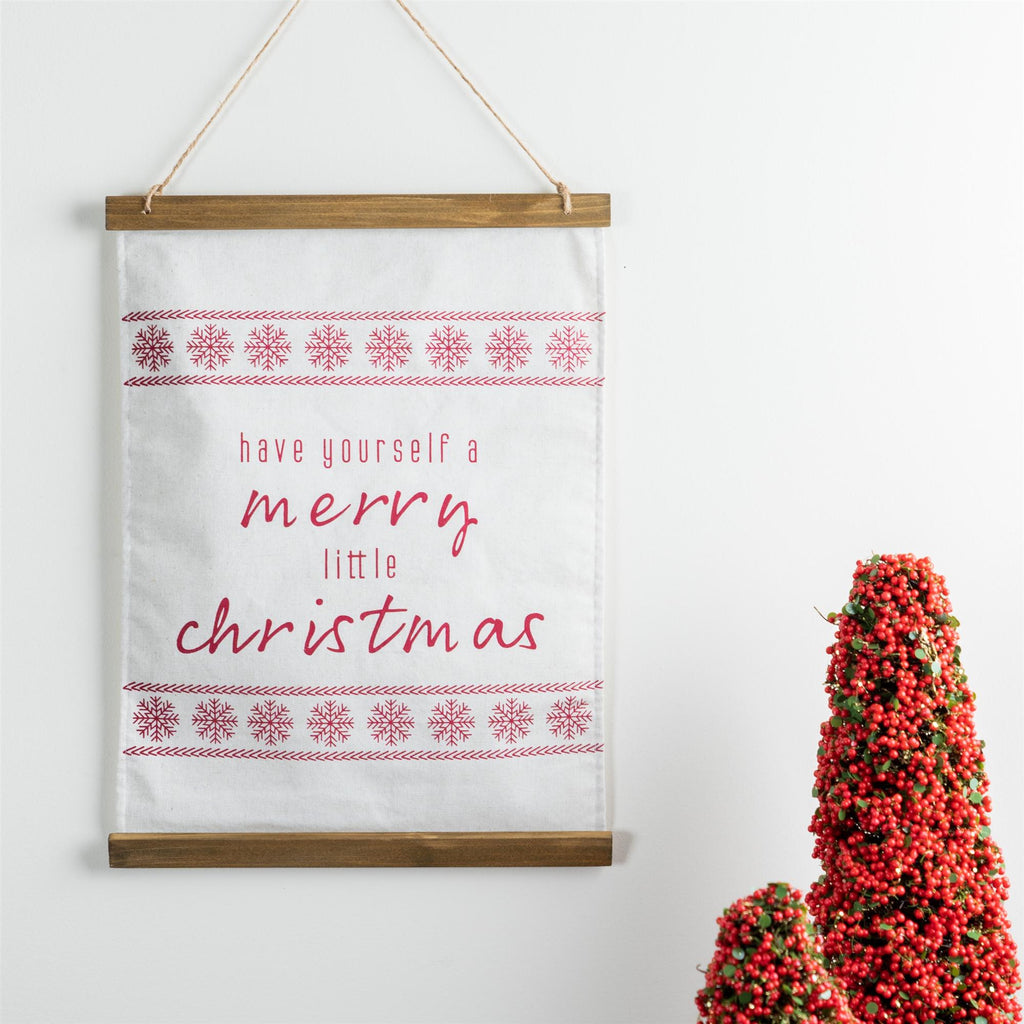 Merry christamas wall banner 20"h
