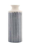 Large Blue and White Floor Vase (19.25”)