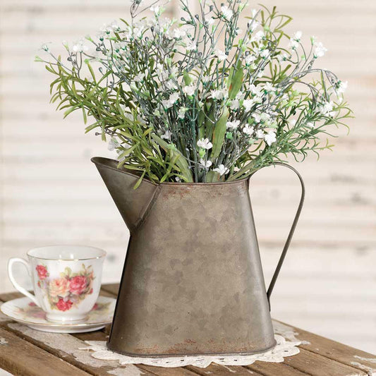 Charming Small Metal Pitcher