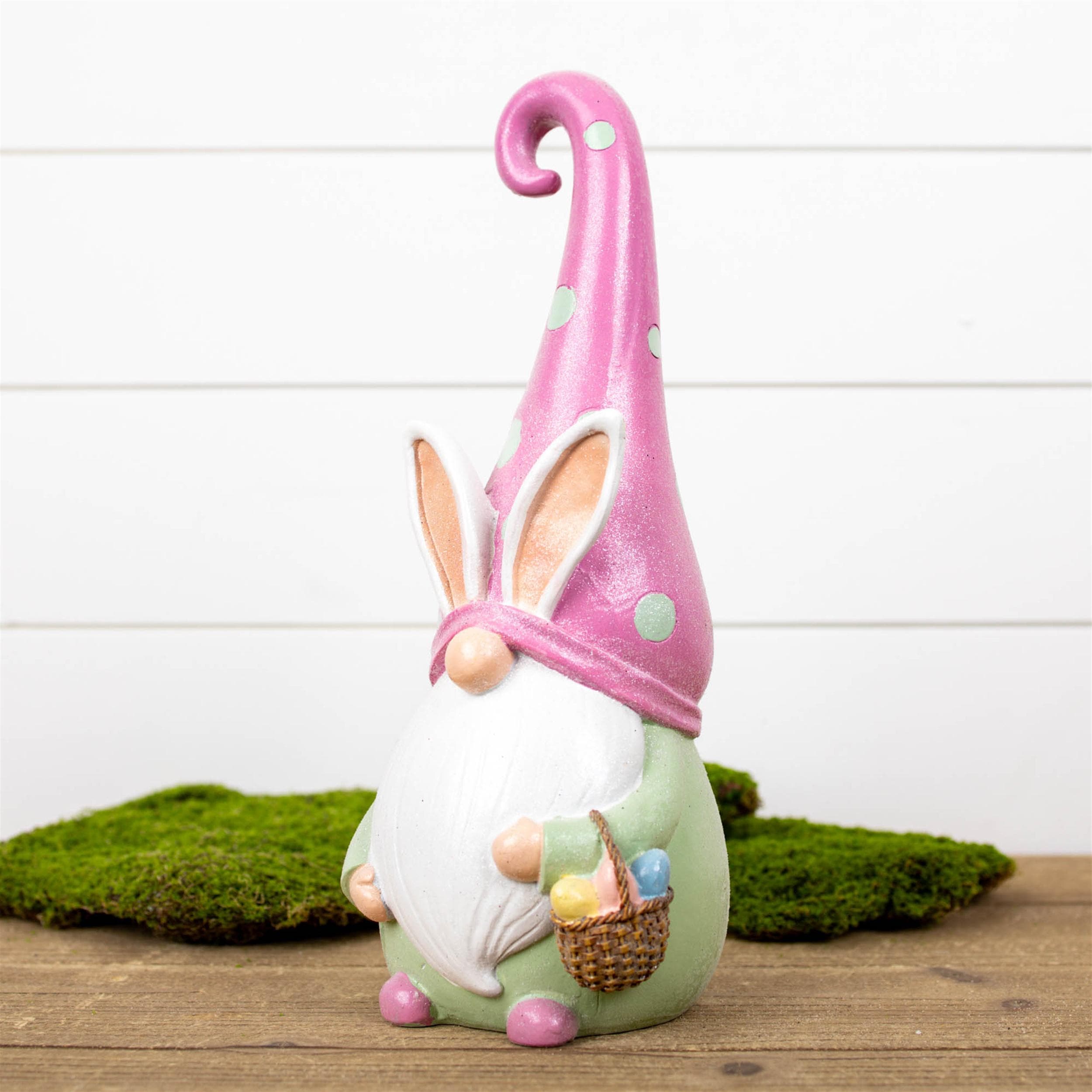 Easter Gnome with Basket 13 Inch