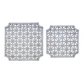 Woven Wood Wall Decor Set (2 Large Panels)