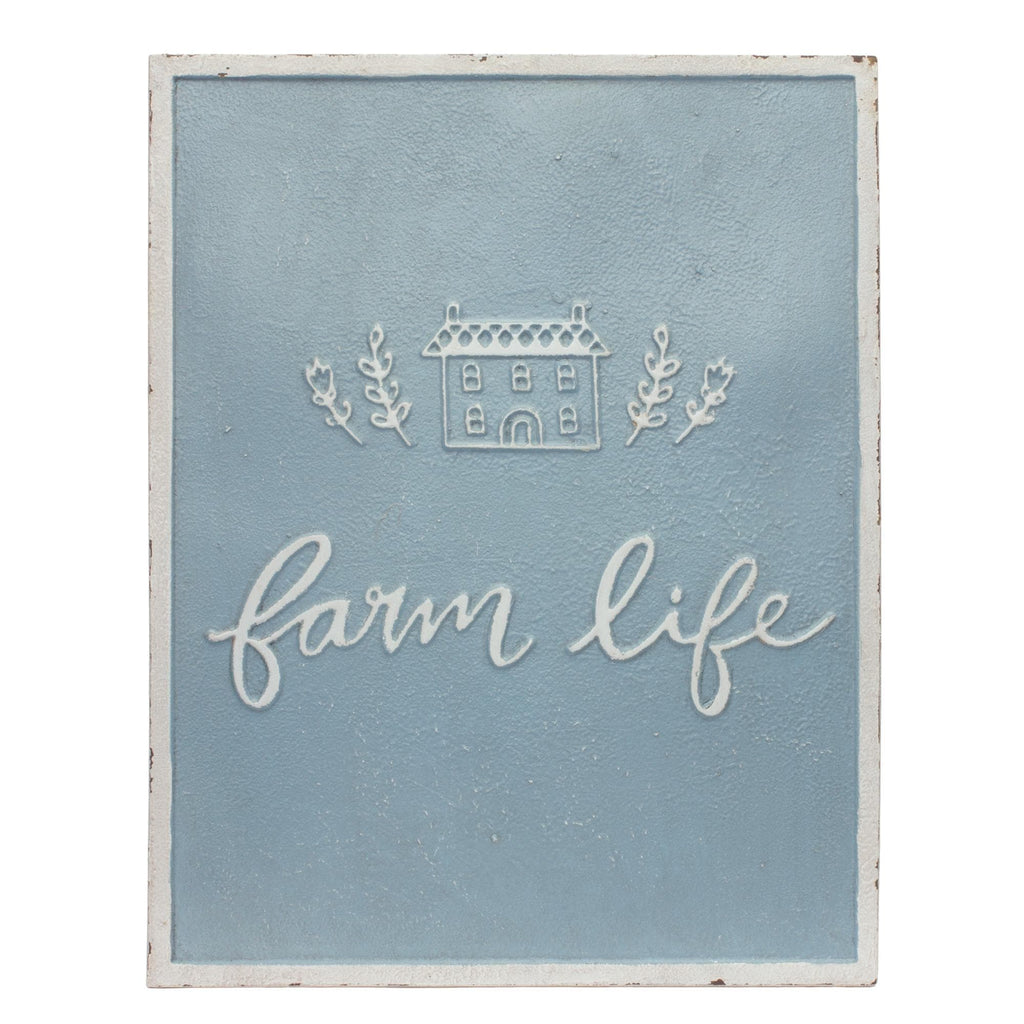 Farmhouse Metal Wall Sign Set (2) – Farm Life Decor