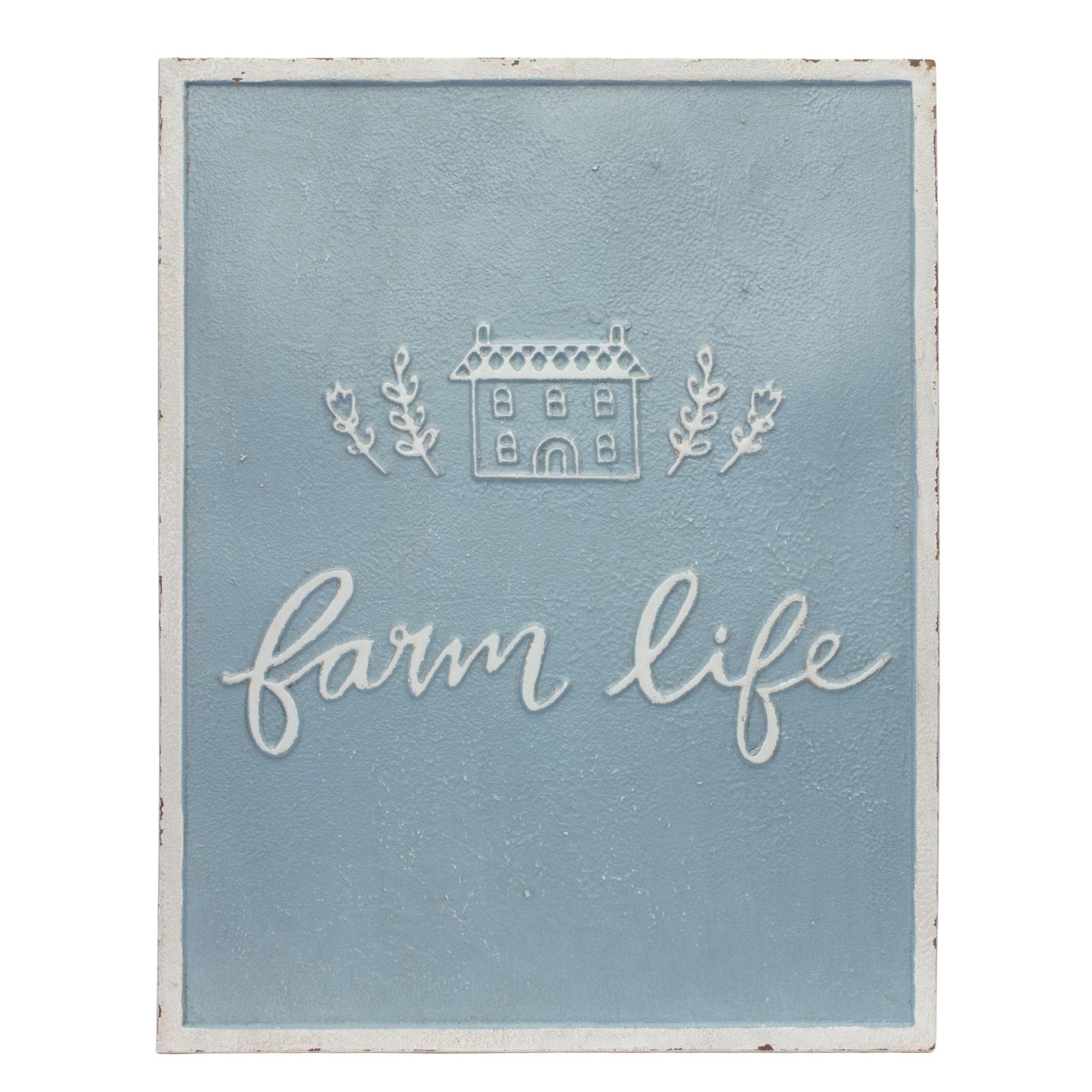 Farmhouse Metal Wall Sign Set (2) – Farm Life Decor