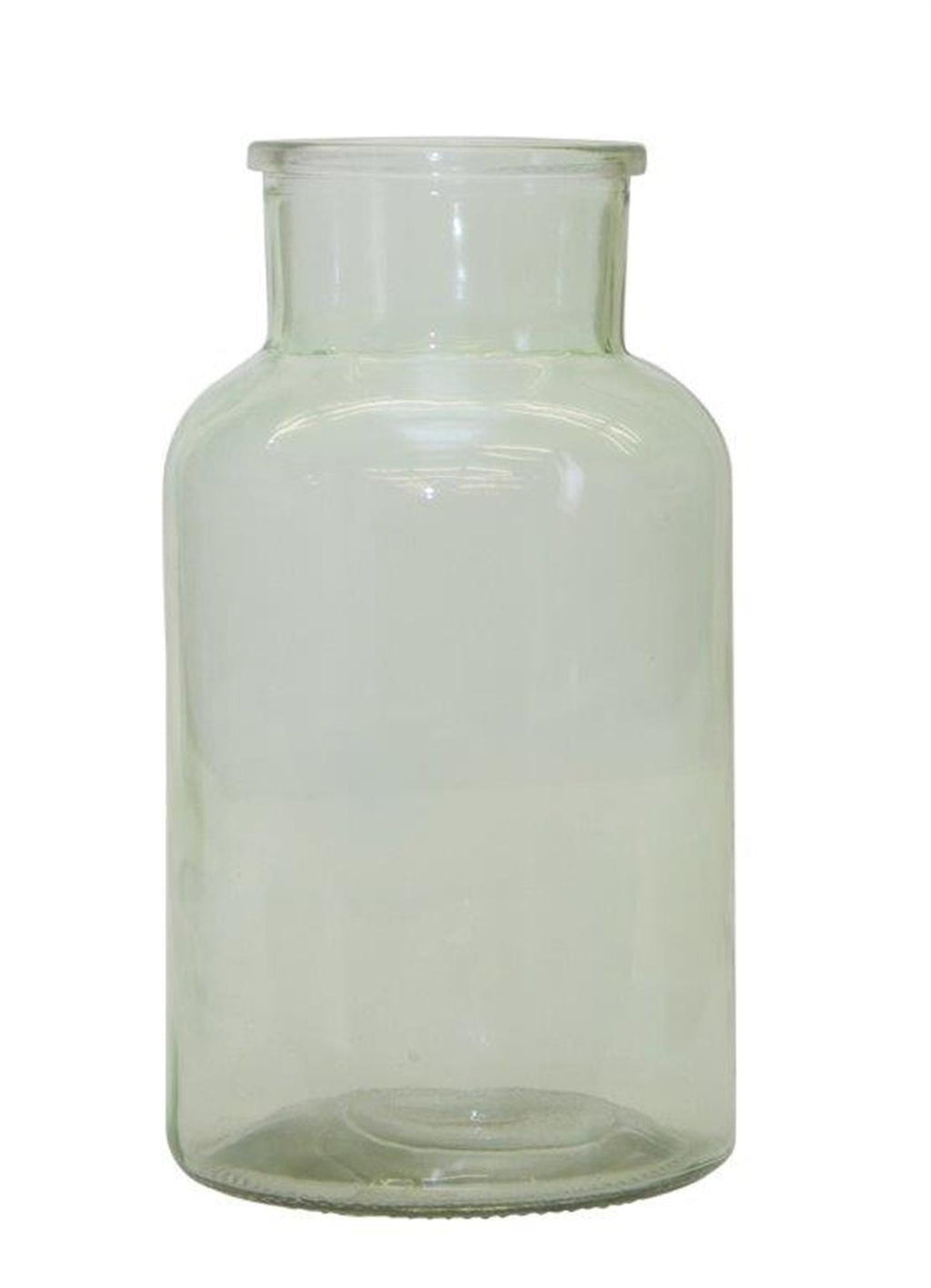 Sage Green Glass Vase – Farmhouse Floral Accent