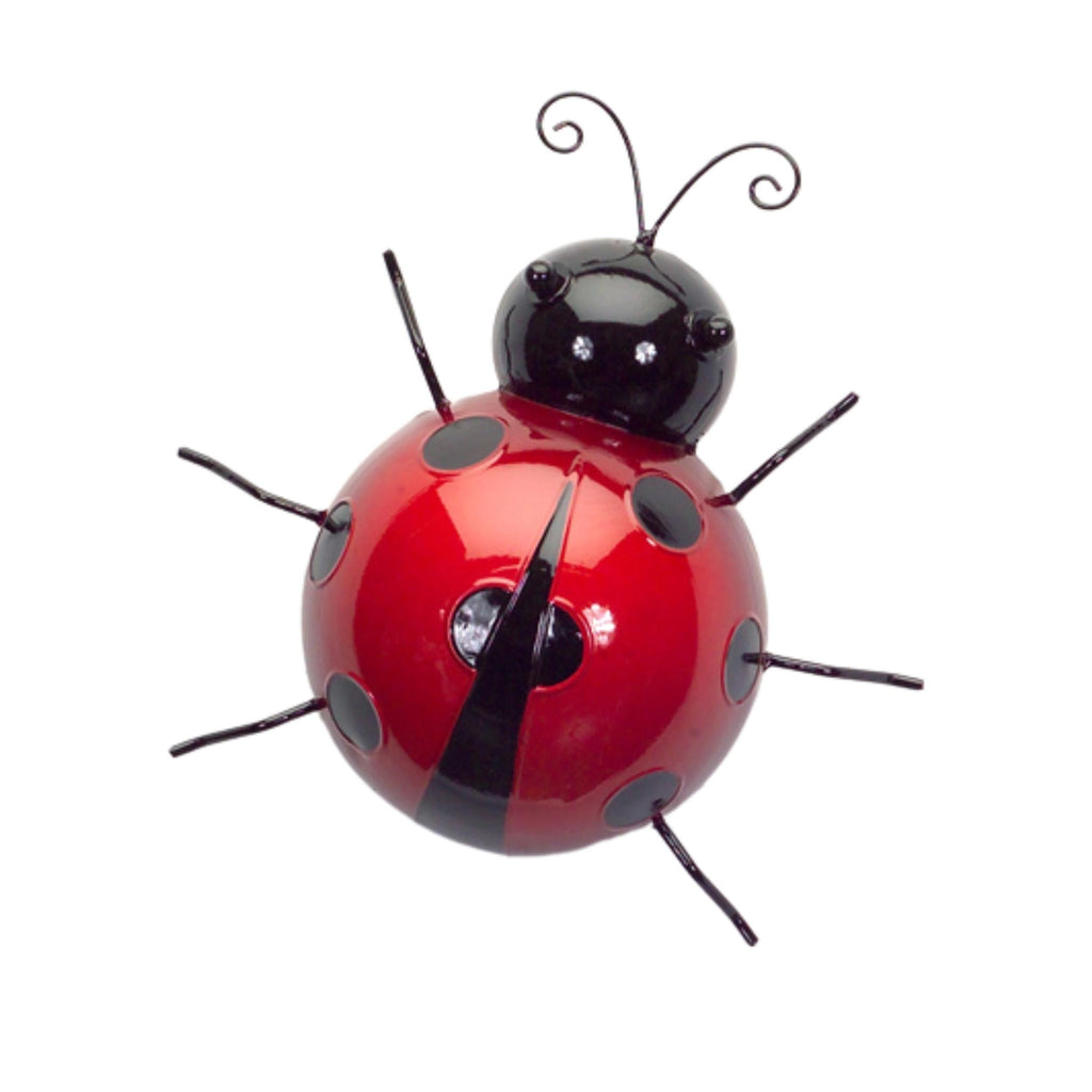Metal Ladybug Wall Decor Set (6 Pieces)
