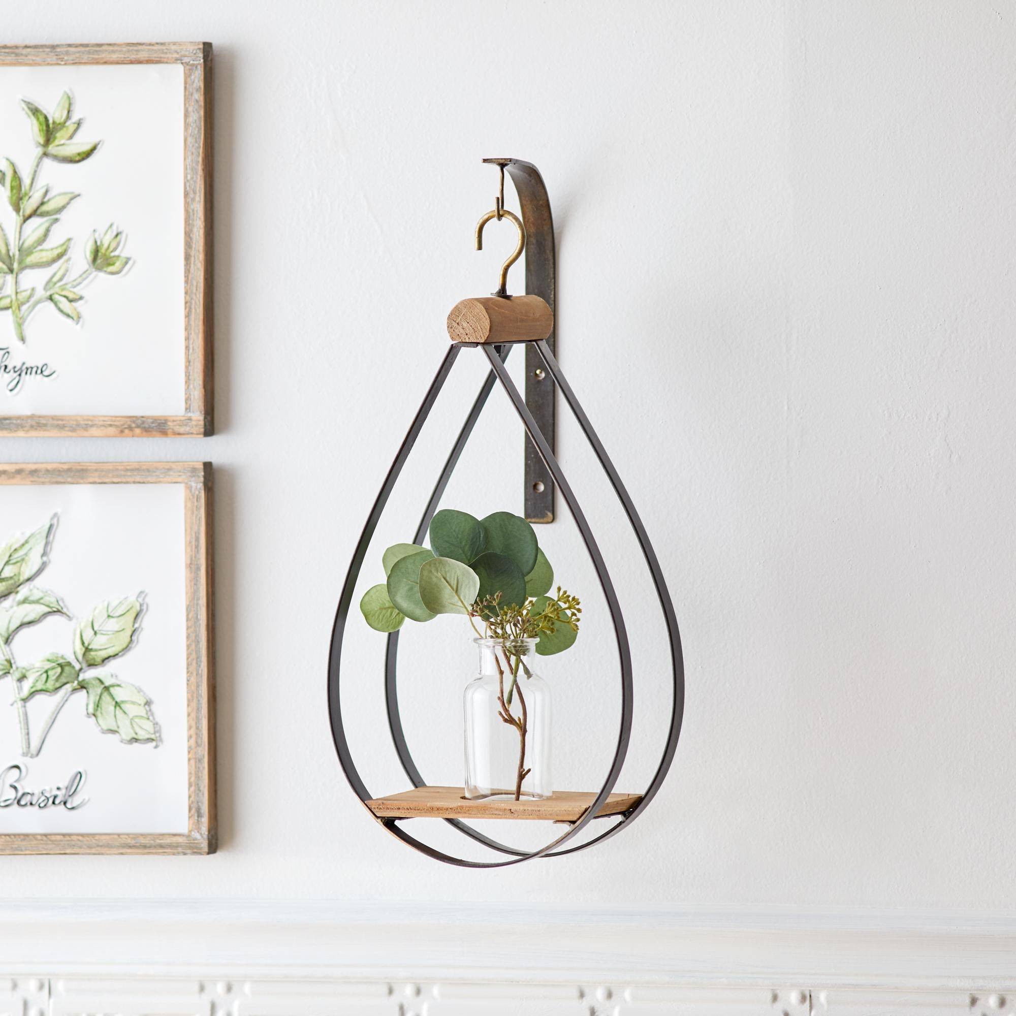 Hanging Bottle Vase Wall Decor (Set of 2)